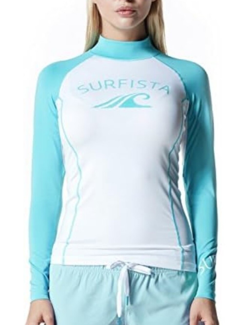 New TESLA Surfista Surf Long Sleeve Rash Guard US Womens M Medium NWT
